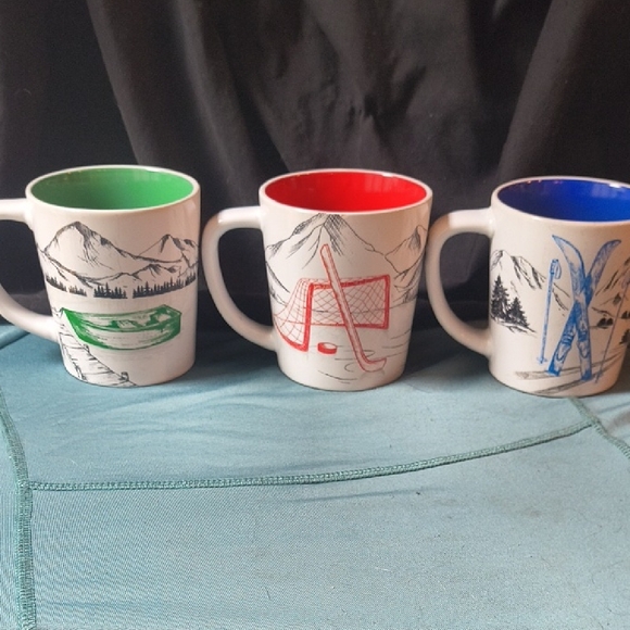 Tim Hortons Other - Tim Hortons Mountain Adventure Mug Trio - Skiing Hockey & Canoe